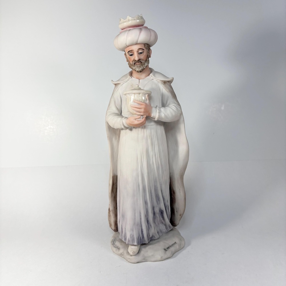 Giuseppe Armani Capodimonte Nativity Magi King Myrrh Florence‎ Italy 1983